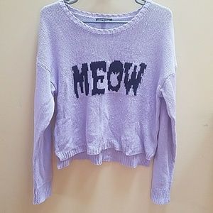 Hot Topic Meow sweater